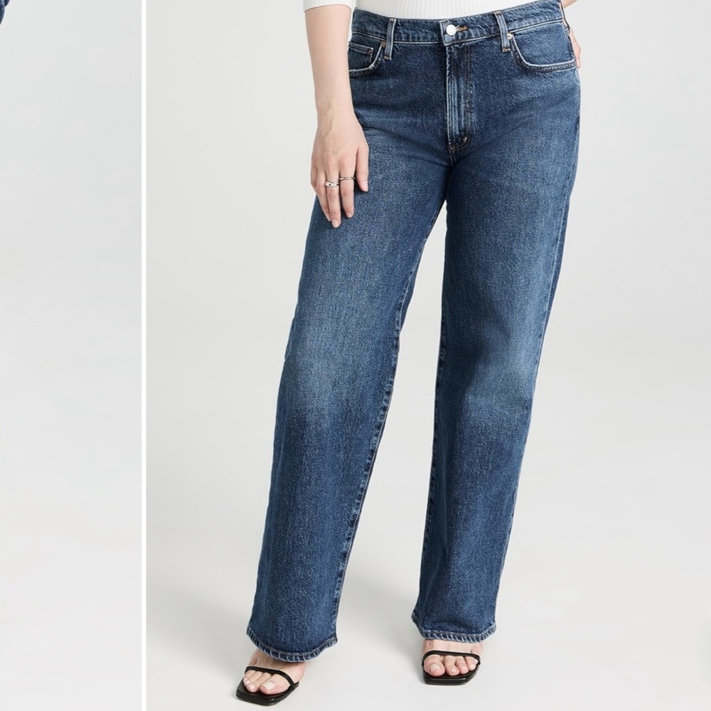 AGOLDE Harper Mid Rise Straight in Tempo - Size 34- Brand New - never worn